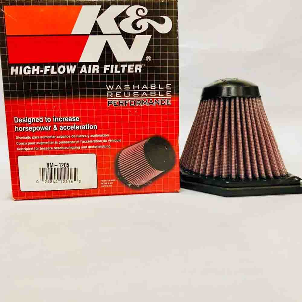 K&N vervangingsfilter compatibel met BMW K1200R 2005-2010/K1200S 2005-2010 ( BM-1205