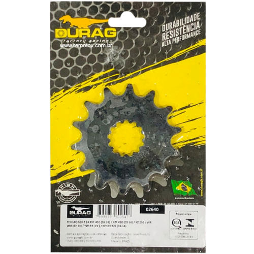 pinao-14-dentes-durag-02640-kxf-450-yzf450-yz250-wr450-yzf-r3-mt03-321- pinao-14-dentes-durag-02640-kxf-450-yzf450-yz250-wr450-yzf-r3-mt03-321-