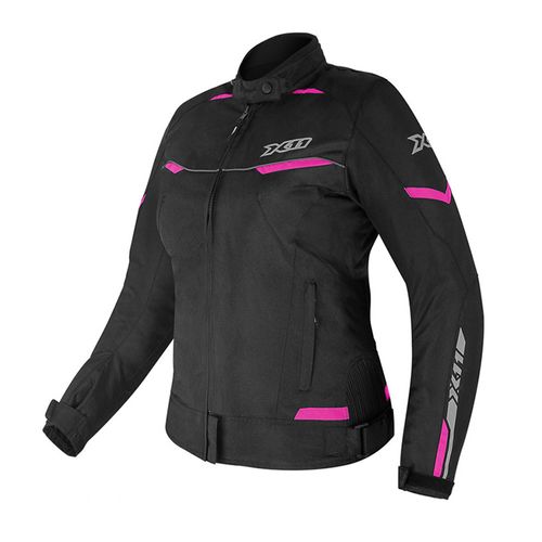 JAQUETA X11 GUARD 2 FEMININA PRETO ROSA M JAQUETA X11 GUARD 2 FEMININA PRETO ROSA M