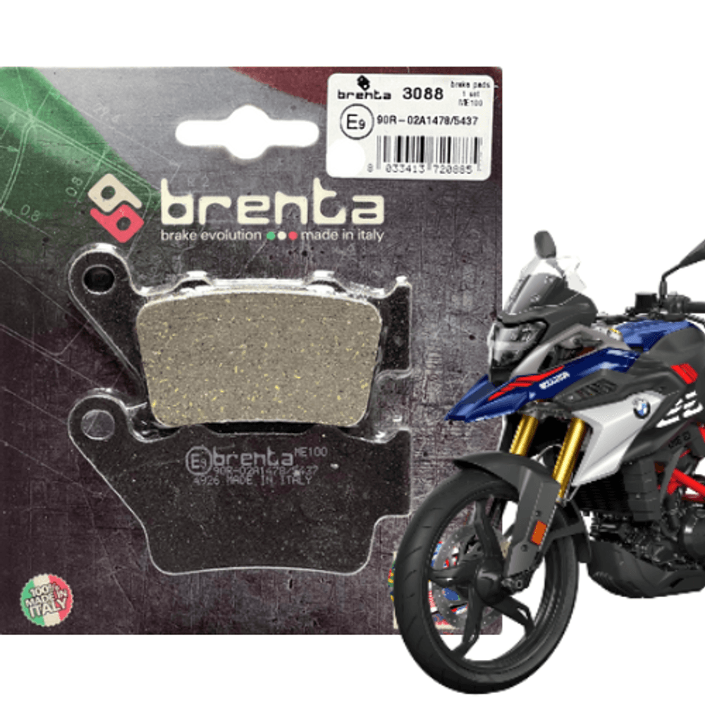 PASTILHA DE FREIO TRASEIRA BMW G310GS 2022 2023 2024 -BRENTA PASTILHA DE FREIO TRASEIRA BMW G310GS 2022 2023 2024 -BRENTA