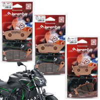 jogo-de-pastilha-de-freio-dianteira-traseira-brenta-brakes-kawasaki-z650-2017-2018-2019-2020-2021-2022-2023-2024