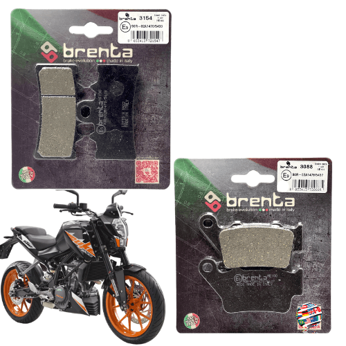 JOGO-DE-PASTILHA-DE-FREIO-ORGANICA-FT-3088-FT-3154-BRENTA-ITALIANA-KTM-DUKE-200-2017-A-2021