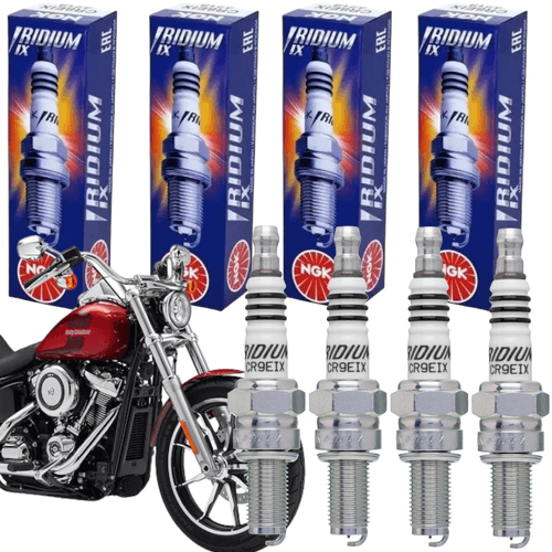 jogo-de-vela-ngk-iridium-cr9eix-harley-davidson-FXLR-low-rider-2018-2019-2020