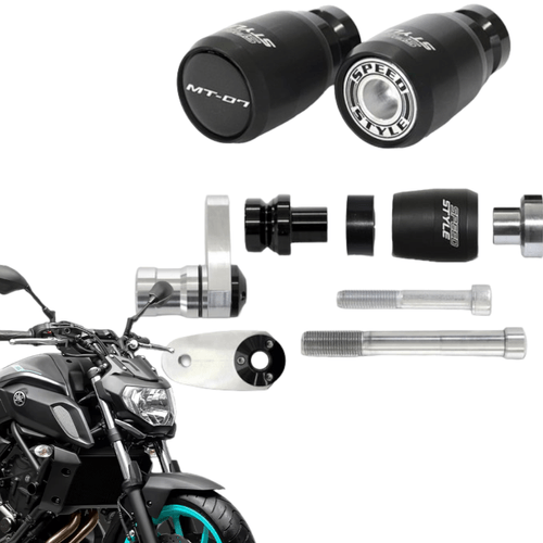 Slider-dianteiro-yamaha-mt07-protecao-motor-2014-2015-2016-2017-2018-2019-2020-2021-2022-2023-2024-2025-cor-preto-fosco-MOTO