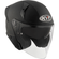 capacete-kyt-ttr-jet-plain-ice-matt-black-frente-esquerda